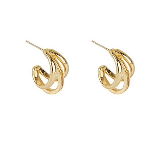 3 Layered Hoops - Picture 1 of 1